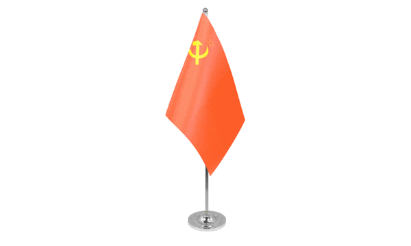 USSR Satin Table Flag